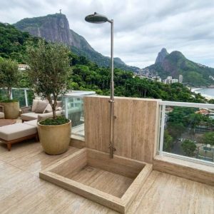 chuveiro externo inox